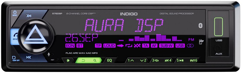 

USB-магнитола Aura Indigo-876DSP