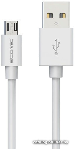 Кабель Atomic HQ-base microUSB (белый)