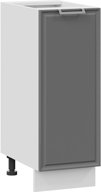 

Шкаф напольный Трия Белладжио 1Н3 (белый/софт графит)