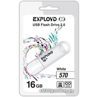 USB Flash Exployd 570 16GB (белый) [EX-16GB-570-White]