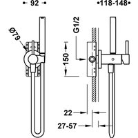 Гигиенический душ Tres Alp-Tres 134122