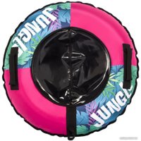 Тюбинг Snowstorm BZ-100 Jungle W112913 (100см, розовый/зеленый)
