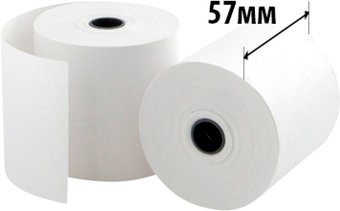 Чековая лента  ЮнионПэйпер 57x12 мм термочувствительная (27 м)