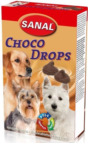 Лакомство для собак Sanal Чоко-дропс 125 г