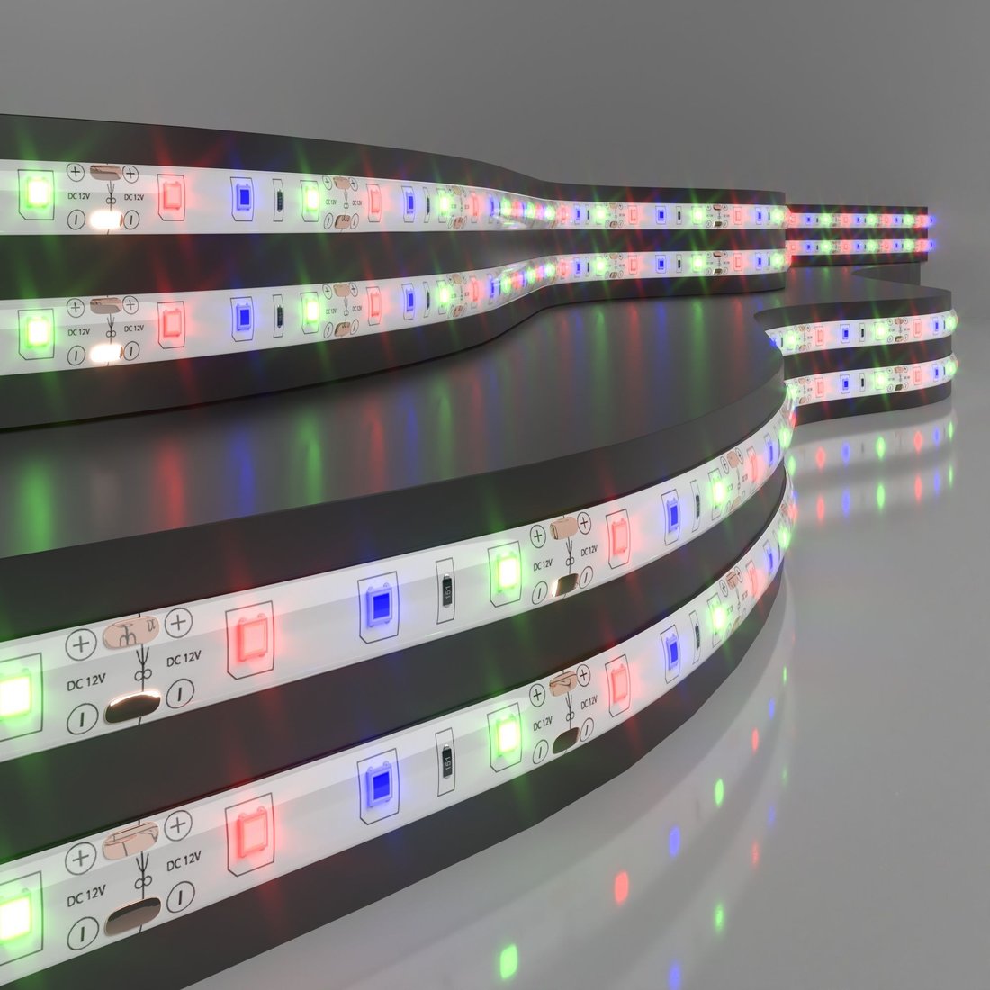 

Светодиодная лента Elektrostandard 12V 4.8W 60Led 2835 IP65 RGB a050579