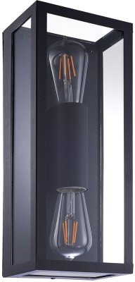 

Уличный настенный светильник Arte Lamp Belfast A4569AL-2BK