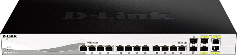 

Управляемый коммутатор уровня 2+ D-Link DXS-1210-16TC/A1A