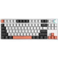 Клавиатура Cyberlynx ZA87 White Black Orange (TNT Yellow)