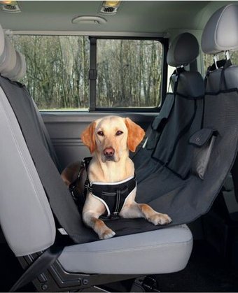 Чехол для сиденья Trixie 13233 (черный/коричневый)