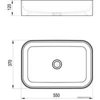 Умывальник Ravak Ceramic Slim R XJX01155002