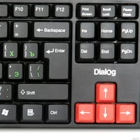 Клавиатура Dialog KS-030U Black-Red