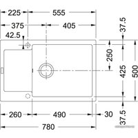 Кухонная мойка Franke Maris MRG 611 D (графит)