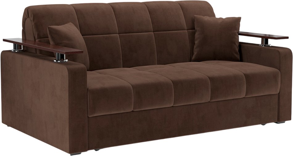 

Диван Мебель-АРС Аккордеон Бакли НПБ 140x200 (велюр молочный шоколад НВ-178/13)