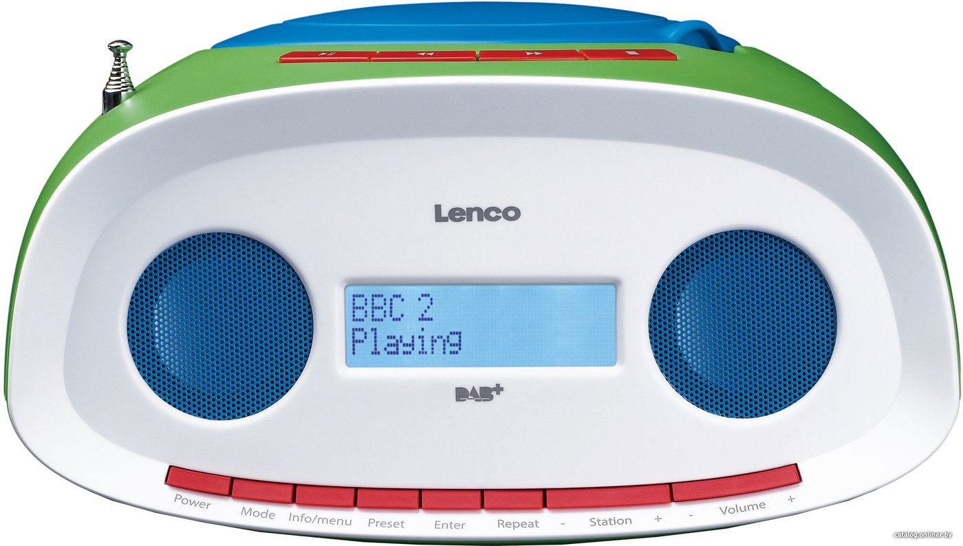 Магнитола Lenco SCD-70 (зеленый/белый)