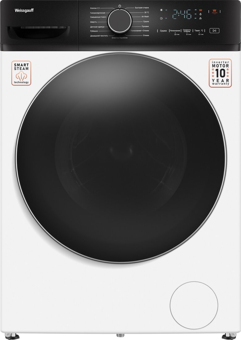 

Стирально-сушильная машина Weissgauff WMD 4628 Inverter Steam