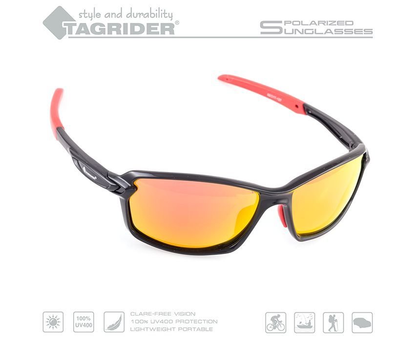 

Солнцезащитные очки Tagrider N20-45 Gold Red Mirror