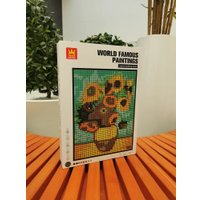 Конструктор Wange Картина Подсолнухи 143656 (3262эл)