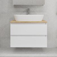  Lauter Тумба под умывальник Mia 80 (белый глянец) в Барановичах