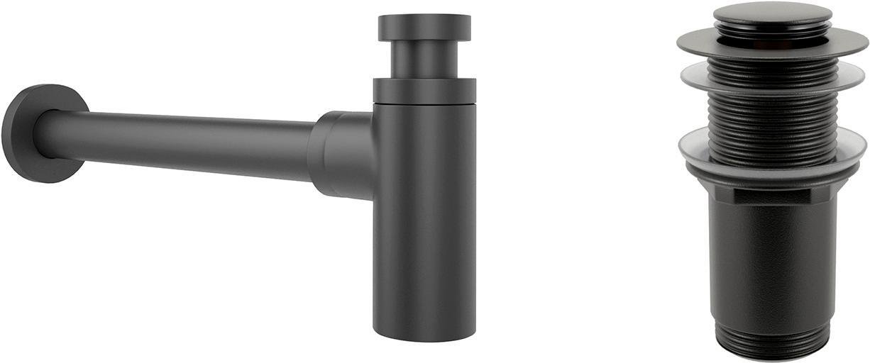 

Сифон Wellsee Drainage System 182105002 (сифон, донный клапан, матовый черный)