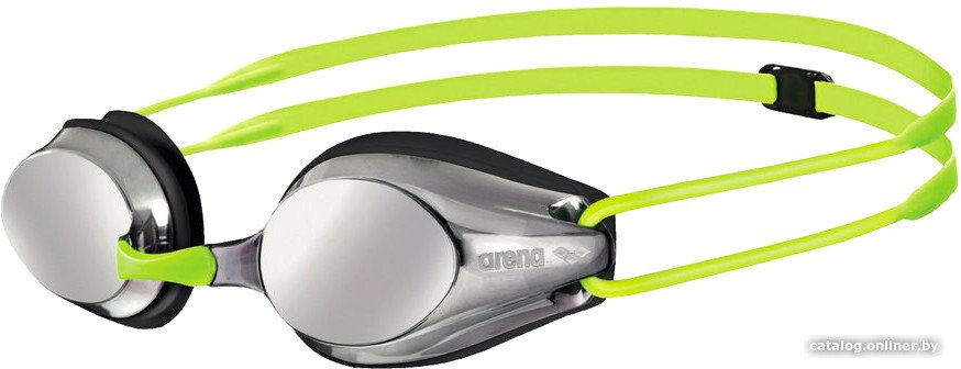 Очки для плавания ARENA Tracks Mirror Jr 1E56053 (silver-black-fluoyellow)