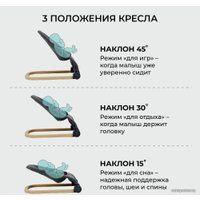 Шезлонг Amarobaby Baby relax AB22-25BR/11 (серый)