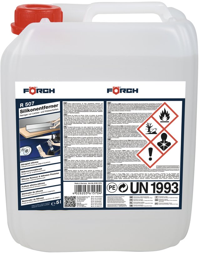 

Обезжириватель FORCH Очиститель силикона R507 5л 61301570