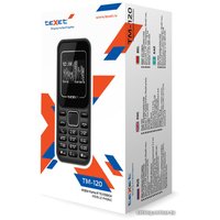 Кнопочный телефон TeXet TM-120 (черный)