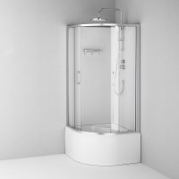 Душевая кабина AM.PM Above 90x90 W9XC-401A-9090MT (хром матовый/прозрачное стекло)