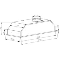 Кухонная вытяжка Schtoff TDM 75 Inox (нержавеющая сталь)