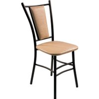 Стул ВВР Марсель (бежевый крокодил/черный, экокожа)