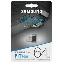 USB Flash Samsung FIT Plus 64GB (черный)