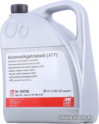 

Трансмиссионное масло Febi bilstein ATF 100706 5л