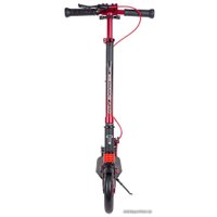 Двухколесный подростковый самокат Tech Team City Scooter Disk Brake 2023 (черный/красный)