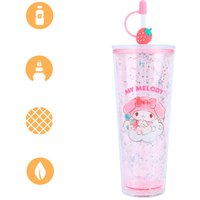 Многоразовый стакан Miniso Sanrio characters Strawberry collection 800мл (розовый/прозрачный)