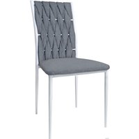 Стул Лидмаш SM-07 (белый/темно-серый)