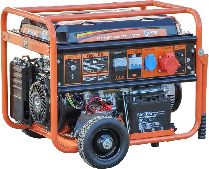 

Бензиновый генератор Skiper LT9000ЕВ-3