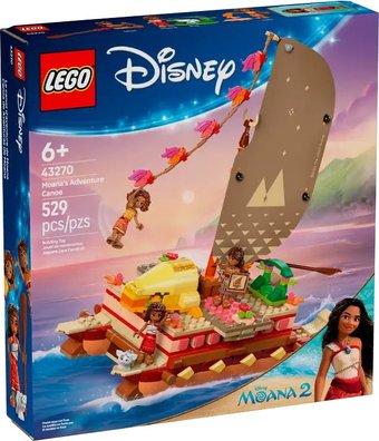 Конструктор LEGO Disney Princess 43270 Моана: приключение на каноэ