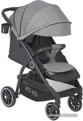 Коляска прогулочная «книга» Xo Kid Steam Deluxe (light grey)