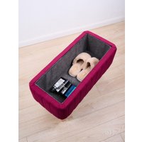 Банкетка MONOFIX Амма с ящиком (винный №63)