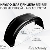Крыло Autofamily NLL.80.97.000RT
