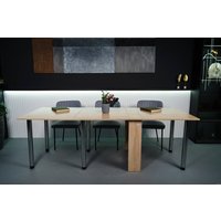 Стол-книга Stoloff Мечта 2280x850 (дуб сонома, опоры вкручиваемые, углы прямые без роликов и ручек) в Гродно