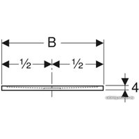 Душевой поддон Geberit Sestra 90x90 550.250.00.2 (белый)