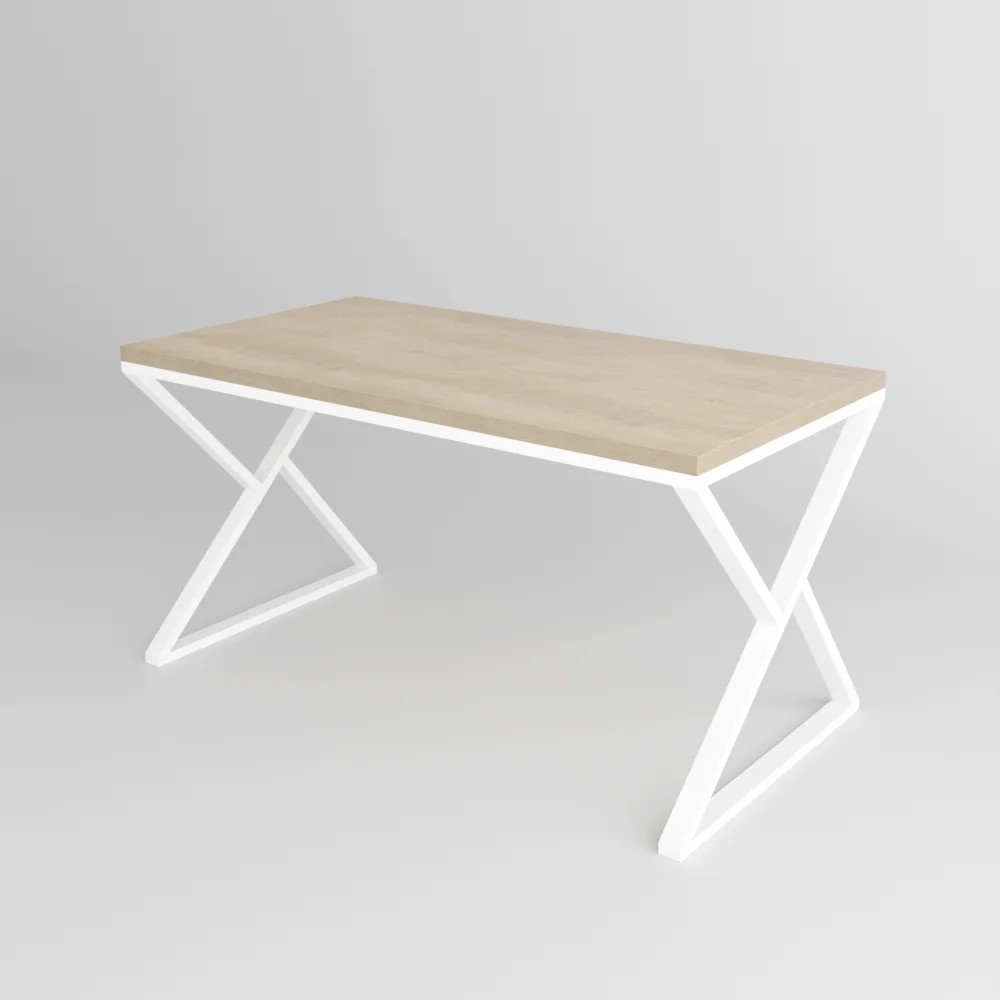 

Стол TMB Loft Дункан разборный 1300x600 18 мм (дуб небраска натуральный/белый)