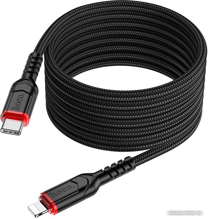 Кабель Hoco X59 USB Type-C - Lightning (2 м, черный)
