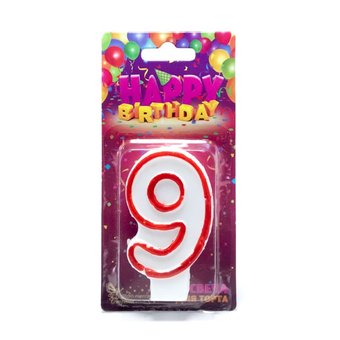 Свеча для торта Волшебная страна №9 312525