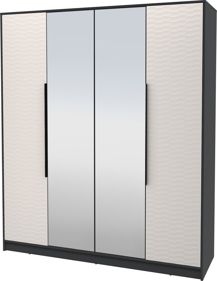 

Шкаф распашной Интерлиния Концепт Зодиак КТ-Ш4з (антрацит/кашемир)