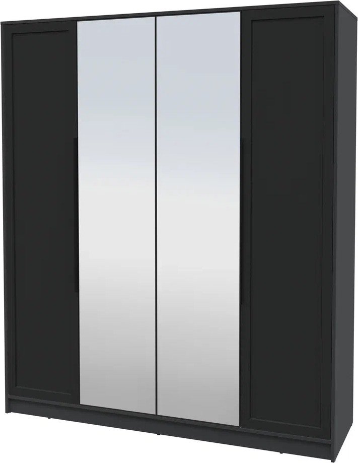 

Шкаф распашной Интерлиния Концепт Тренд КТ-Ш4(з) (антрацит/черный)