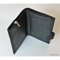 Портмоне с автодокументами Zolstar 3 в 1 на застежке, флотер, черный (индивидуальное нанесение)