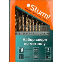 Набор сверл Sturm 1055-03-SS3 (19 предметов)
