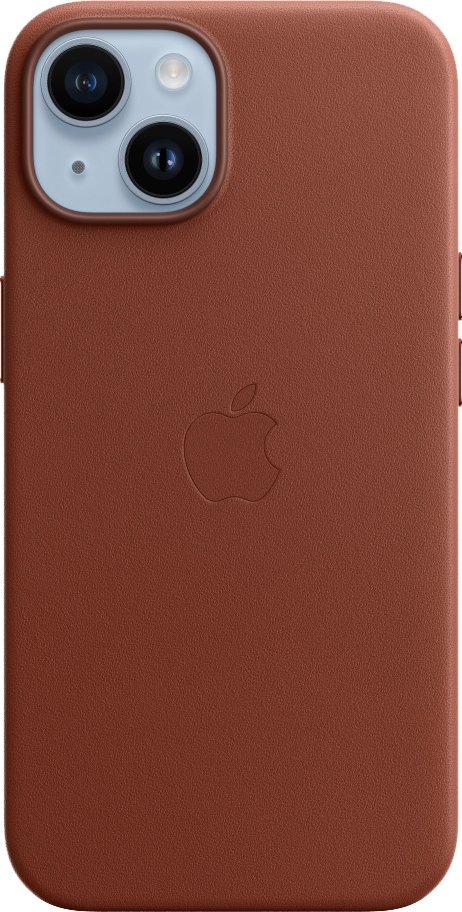 

Чехол для телефона Apple MagSafe Leather Case для iPhone 14 (темно-коричневый)
